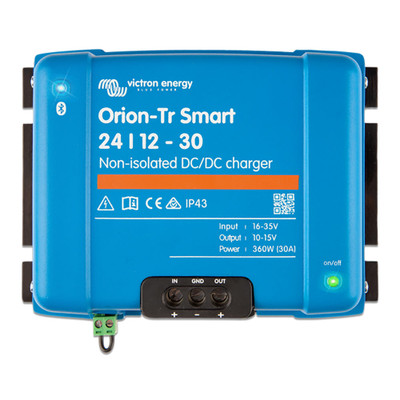 Victron Orion-TR Smart 24/12-30 30A (360W) Non-Isolated DC-DC or Power Supply Victron Orion-TR Smart 24/12-30 30A (360W) Non-Isolated DC-DC or Power Supply