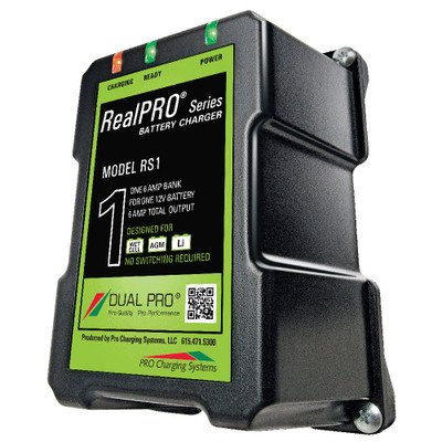 Dual Pro RealPRO Series Battery Charger - 6A - 1-Bank - 12V Dual Pro RealPRO Series Battery Charger - 6A - 1-Bank - 12V