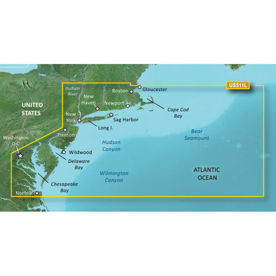 Garmin BlueChart® g3 Vision® HD - VUS511L - Boston - Norfolk - microSD/SD Garmin BlueChart® g3 Vision® HD - VUS511L - Boston - Norfolk - microSD/SD