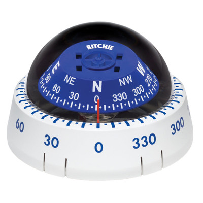 Ritchie XP-99W Kayaker Compass - Surface Mount - White Ritchie XP-99W Kayaker Compass - Surface Mount - White