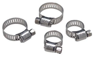 Seachoice 23431 Stainless Steel Hose Clamp Set (Includes 2 each of 7/32-5/8" and 7/16-25/32") Seachoice 23431 Stainless Steel Hose Clamp Set (Includes 2 each of 7/32-5/8" and 7/16-25/32")