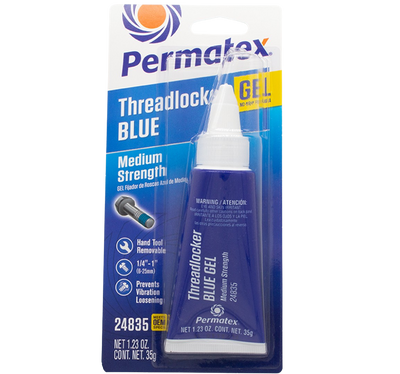Permatex Medium Strength Threadlocker BLUE Gel - 35g Permatex Medium Strength Threadlocker BLUE Gel - 35g