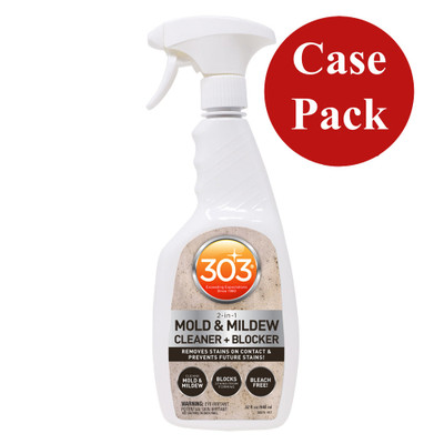 303 Mold & Mildew Cleaner & Blocker with Trigger Sprayer - 32oz *Case of 6* 303 Mold & Mildew Cleaner & Blocker with Trigger Sprayer - 32oz *Case of 6*