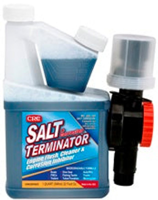 CRC SX32M Salt Terminator® Engine Flush, Cleaner & Corrosion Inhibitor w/Mixer Unit - 32 FL Oz CRC SX32M Salt Terminator® Engine Flush, Cleaner & Corrosion Inhibitor w/Mixer Unit - 32 FL Oz