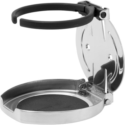 Sea-Dog Adjustable Folding Drink Holder - 304 Stainless Steel Sea-Dog Adjustable Folding Drink Holder - 304 Stainless Steel