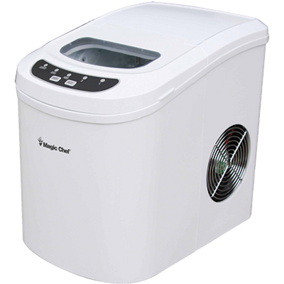 Ice Maker, 27 lbs/day, Portable, White Ice Maker, 27 lbs/day, Portable, White