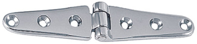 Perko 0120DP2CHR 6" Strap Hinges Chrome Plated Brass, Pr. Perko 0120DP2CHR 6" Strap Hinges Chrome Plated Brass, Pr.