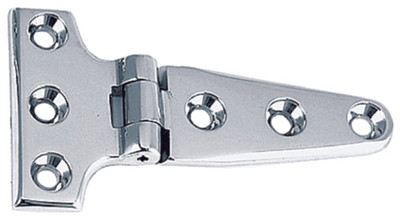 Perko 0197DP1CHR 4 Chrome Plated Bronze T Hinges Pr Perko 0197DP1CHR 4 Chrome Plated Bronze T Hinges Pr