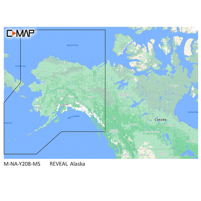 C-MAP M-NA-Y208-MS Alaska REVEAL Coastal Chart C-MAP M-NA-Y208-MS Alaska REVEAL Coastal Chart