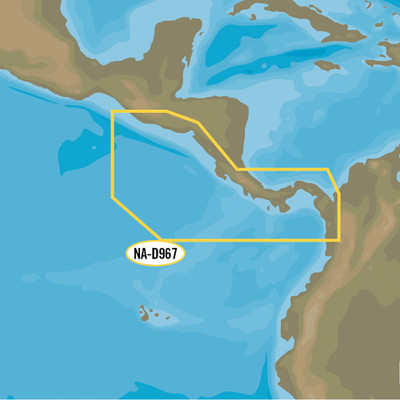 C-MAP 4D NA-D967 - Panama to Guatemala Local C-MAP 4D NA-D967 - Panama to Guatemala Local