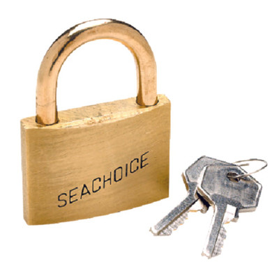 Seachoice 37231 2" Solid Brass Body Padlock - Single Lock Seachoice 37231 2" Solid Brass Body Padlock - Single Lock