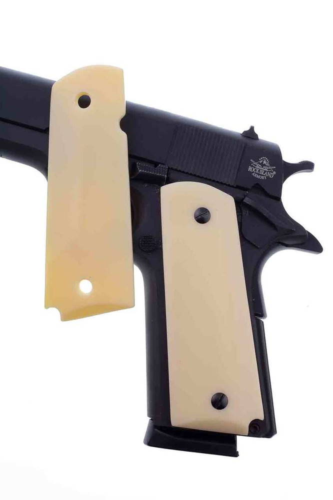 1911 Gun Grips Acrylic Ivory