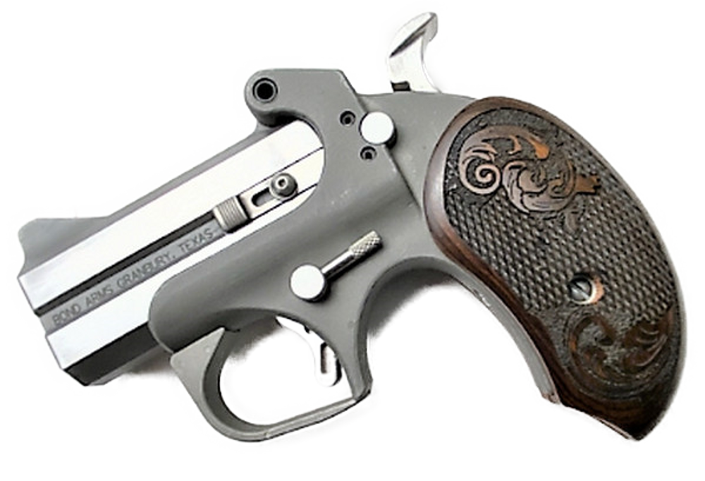 Gentleman Scroll Rosewood XL Grips Bond Arms Multi Model Derringer