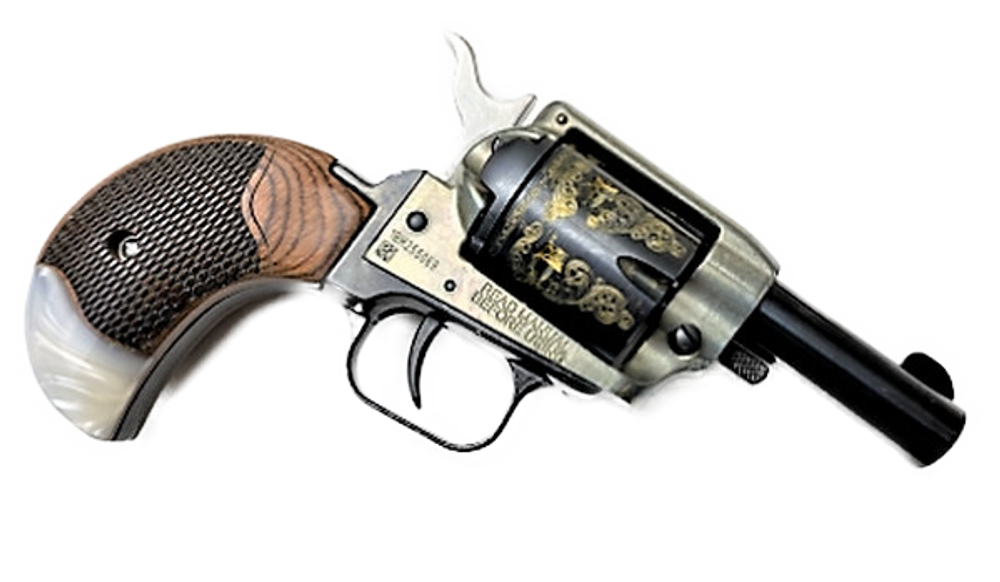 The Rosewood w/Synthetic Pearl Bird's Head Version for Heritage Arms .22 & .22 magnum