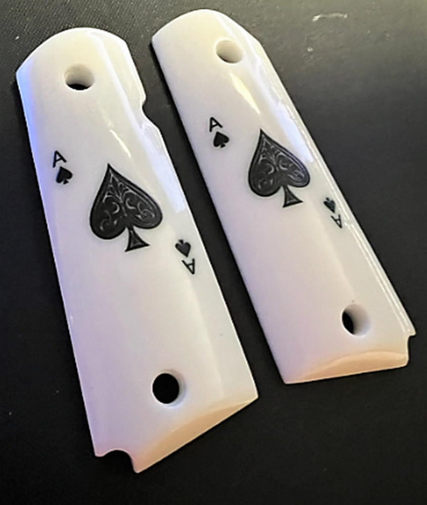 1911 FULL SIZE White Ace of Spades