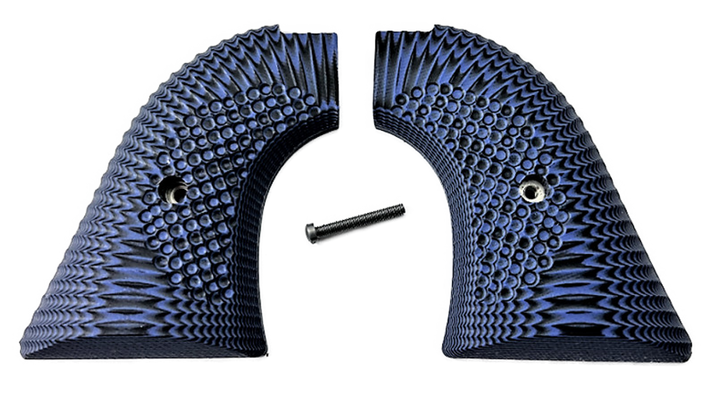 Heritage Rough Riders Blue G10 Grippy Texture