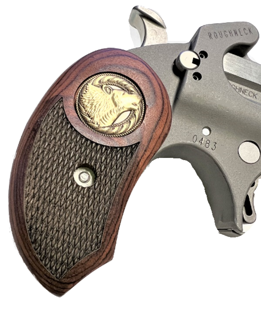 Bond Arms Derringer Grips Rosewood Timber Wolf Grips XL