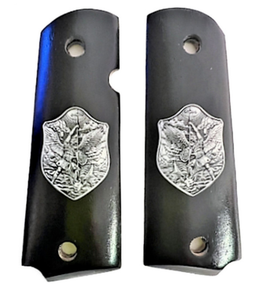 Colt 1911 Grips Archangel St Michael Shield Full Size