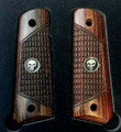 1911 Outback Rosewood Black Punisher Medallions Full Size Grips
