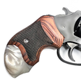 Charter Arms Grips universal fit Rosewood Pearl Checkered