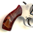 J Frame Round Butt Grips fits Smith & Wesson S&W Classic Red Pearl