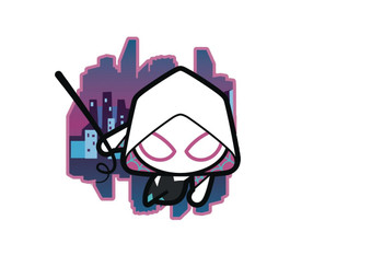 MARVEL KAWAII SPIDER-GWEN PIN