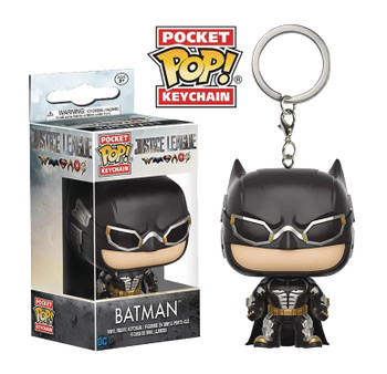 POCKET POP JUSTICE LEAGUE MOVIE BATMAN FIG KEYCHAIN