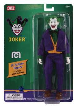MEGO DC COMICS JOKER 8IN AF