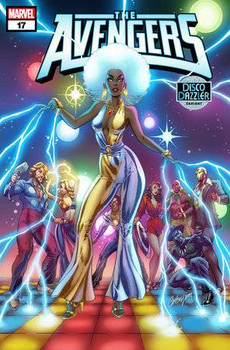 AVENGERS #17 J SCOTT CAMPBELL DISCO DAZZLER VAR