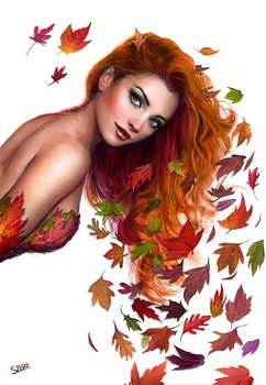 POISON IVY #37 CVR E NATHAN SZERDY PUMPKIN SPICY CARD STOCK VAR