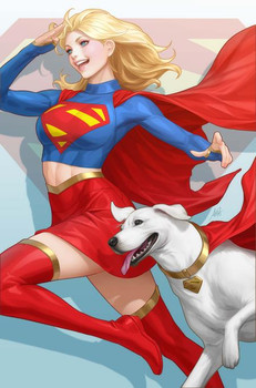 SUPERGIRL #6 CVR B STANLEY ARTGERM LAU CARD STOCK VAR
