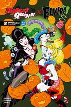 HARLEY QUINN X ELVIRA #1 CVR F AMANDA CONNER FOIL VAR
