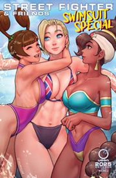 2025 STREET FIGHTER & FRIENDS SWIMSUIT SPECIAL #1 (ONE SHOT) CVR B QUASIMODOX VAR