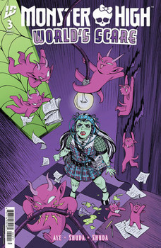 MONSTER HIGH WORLD'S SCARE #3 COVER A BOUSAMRA