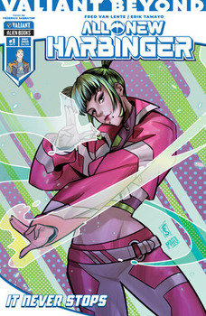 VALIANT BEYOND ALL-NEW HARBINGER #4 IT NEVER STOPS #1 CVR B SABBATINI VALIANT BEYOND ALL-NEW HARBINGER #4 IT NEVER STOPS #1 CVR B SABBATINI