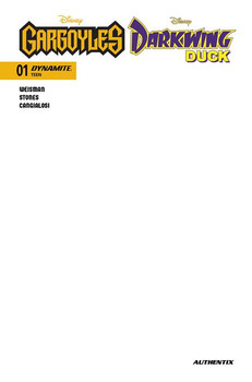 GARGOYLES DARKWING DUCK #1 CVR E BLANK AUTHENTIX VAR GARGOYLES DARKWING DUCK #1 CVR E BLANK AUTHENTIX VAR
