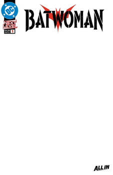 BATWOMAN #1 CVR F BLANK CARD STOCK VAR