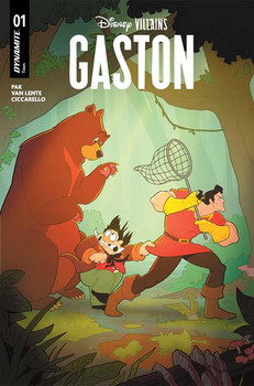 DISNEY VILLAINS GASTON #1 CVR B TED BRANDT AND RO STEIN VAR