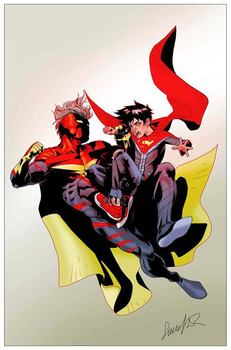 SUPERMAN UNLIMITED #12 CVR D SALVADOR LARROCA CARD STOCK VAR (THE REIGN OF THE SUPERBOYS)