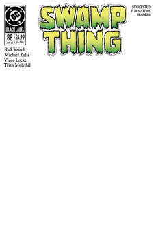 SWAMP THING 1989 #1 (OF 4) CVR C BLANK CARD STOCK VAR