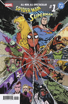 MARVEL/DC SPIDER-MAN/SUPERMAN #1 SANFORD GREENE HOMAGE VAR