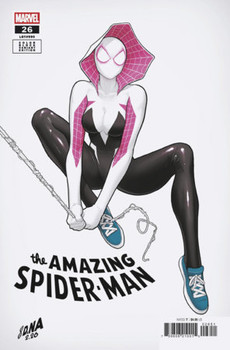 AMAZING SPIDER-MAN #26 DAVID NAKAYAMA COLOR BLOCK WHITE VAR