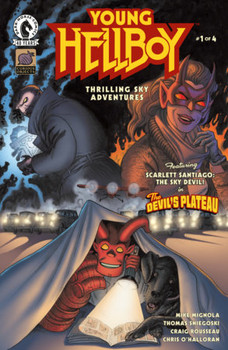 YOUNG HELLBOY THRILLING SKY ADVENTURES #1 CVR B DAVID HITCHCOCK