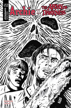ARCHIE X ARMY OF DARKNESS #2 CVR M FRANCESCO FRANCAVILLA LINE ART VAR