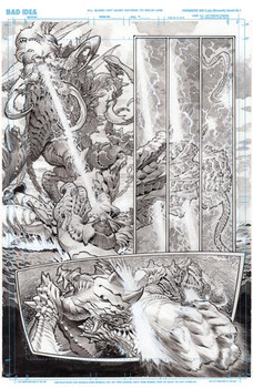 OLYMPUS SAGA MEGALITH #1 (OF 4) CVR L LEWIS LAROSA ORIGINAL ART EDITION 9 VAR