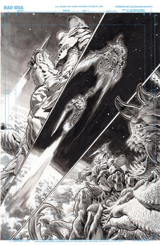 OLYMPUS SAGA MEGALITH #1 (OF 4) CVR O LEWIS LAROSA ORIGINAL ART EDITION 12 VAR