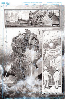 OLYMPUS SAGA MEGALITH #1 (OF 4) CVR Q LEWIS LAROSA ORIGINAL ART EDITION 14 VAR