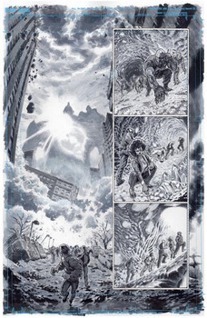 OLYMPUS SAGA MEGALITH #1 (OF 4) CVR Y LEWIS LAROSA ORIGINAL ART EDITION 22 VAR