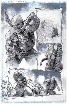 OLYMPUS SAGA MEGALITH #1 (OF 4) CVR ZD LEWIS LAROSA ORIGINAL ART EDITION 27 VAR