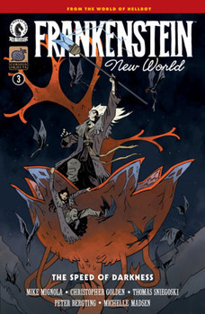 FRANKENSTEIN NEW WORLD THE SPEED OF DARKNESS #3 CVR A PETER BERGTING